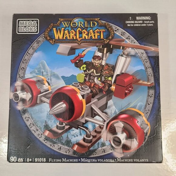 Mega Bloks World of Warcraft Flying Machine 90 Pieces Set 91018 - Picture 1 of 6